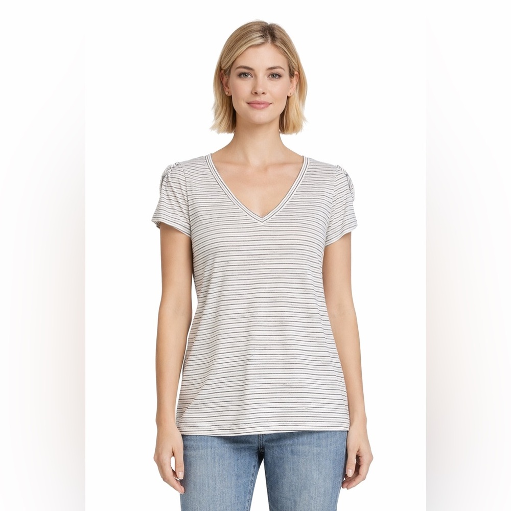 Lucky Brand twist sleeve top size small